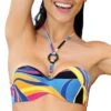 Bandeau De Bain Multipositions La Sporty Tropique -Luxe Sable Boutique bandeau de bain multipositions la sporty tropique