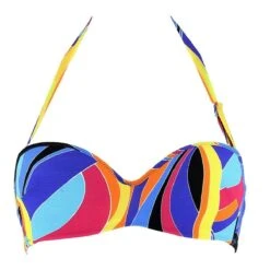 Bandeau De Bain Multipositions La Sporty Tropique -Luxe Sable Boutique bandeau de bain multipositions la sporty tropique 2