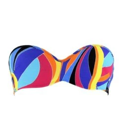 Bandeau De Bain Multipositions La Sporty Tropique -Luxe Sable Boutique bandeau de bain multipositions la sporty tropique 3