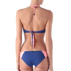 Bandeau De Bain Tour De Cou Réversible Doly Bleu Rose -Luxe Sable Boutique bandeau de bain tour de cou reversible doly bleu rose 4