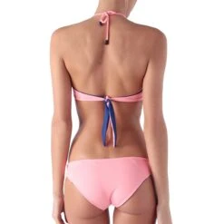 Bandeau De Bain Tour De Cou Réversible Doly Bleu Rose -Luxe Sable Boutique bandeau de bain tour de cou reversible doly bleu rose 5