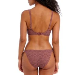 Bas De Bikini à Nouettes Maille Crochet Sundance Nutmeg -Luxe Sable Boutique bas de bikini a nouettes maille crochet sundance nutmeg 3