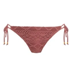Bas De Bikini à Nouettes Maille Crochet Sundance Nutmeg -Luxe Sable Boutique bas de bikini a nouettes maille crochet sundance nutmeg 4