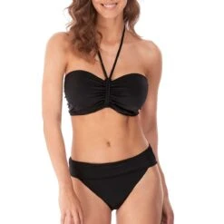 Bas De Bikini Avec Ceinture à Rabat Remix Noir -Luxe Sable Boutique bas de bikini avec ceinture a rabat remix noir 2