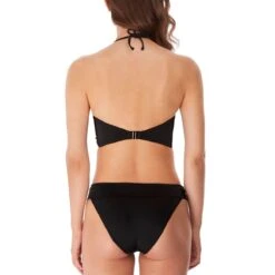 Bas De Bikini Avec Ceinture à Rabat Remix Noir -Luxe Sable Boutique bas de bikini avec ceinture a rabat remix noir 3