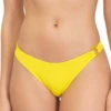 Bas De Bikini Brésilien Côtelé Avec Anneau Ring Jaune 2 Bas De Bikini Brésilien Côtelé Avec Anneau Ring Jaune -Luxe Sable Boutique bas de bikini bresilien cotele avec anneaux ring jaune