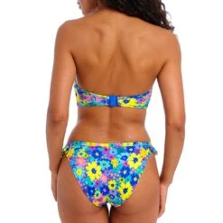 Bas De Bikini Imprimé Floral Et Volants Garden Disco Multi -Luxe Sable Boutique bas de bikini imprime floral et volants garden disco multi 3