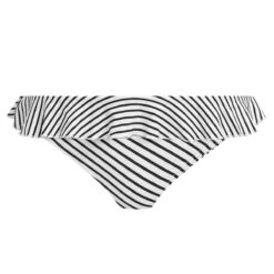 Bas De Bikini Rayé à Volants Jewel Cove Stripe Black -Luxe Sable Boutique bas de bikini raye a volants jewel cove stripe black 5