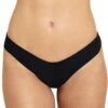 Underprotection Bas De Bikini Tanga éco-responsable Et Recyclé Vanessa Noir