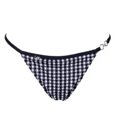 Bas De Maillot Bain à Carreaux Gaufré Noble -Luxe Sable Boutique bas de maillot bain a carreaux gaufre noble 3