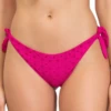 Bas De Maillot Brésilien Broderie Anglaise Sangallo Fuchsia -Luxe Sable Boutique bas de maillot bresilien broderie anglaise sangallo fuchsia