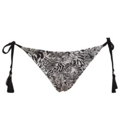 Bas De Maillot Brésilien Imprimé Jungle Madrenatura Noir -Luxe Sable Boutique bas de maillot bresilien imprime jungle madrenatura noir 3