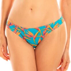 Bas De Maillot De Bain Brésilien Imprimé Bleu Tropical Aga