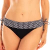 Bas De Maillot De Bain Ajustable Imprimé Monochrome Serena 2 Bas De Maillot De Bain Ajustable Imprimé Monochrome Serena -Luxe Sable Boutique bas de maillot de bain ceinture ajustable imprime monochrome serena