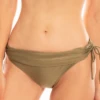 Bas De Maillot De Bain Ceinture Ajustable Kaki Lucia -Luxe Sable Boutique bas de maillot de bain ceinture ajustable kaki lucia
