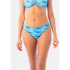 Bas De Maillot De Bain échancré à Imprimé Lagon Bleu Luisa -Luxe Sable Boutique bas de maillot de bain echancre a imprime lagon bleu luisa 6