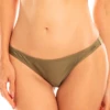 Bas De Maillot De Bain Slip Brésilien Kaki Lucia -Luxe Sable Boutique bas de maillot de bain slip bresilien kaki lucia