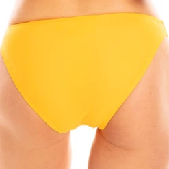 Bas De Maillot De Bain Slip Classique Jaune Alba -Luxe Sable Boutique bas de maillot de bain slip classique jaune alba 2