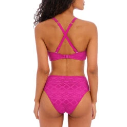 Bas De Maillot De Bain Taille Haute Sundance Orchid -Luxe Sable Boutique bas de maillot de bain taille haute sundance orchid 3