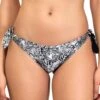 Bas De Maillot Tanga Imprimé Jungle Madrenatura Noir -Luxe Sable Boutique bas de maillot tanga imprime jungle madrenatura noir