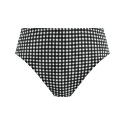 Bas De Maillot Vichy Taille Haute Check In Monochrome -Luxe Sable Boutique bas de maillot vichy taille haute check in monochrome 5