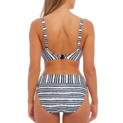 Culotte De Bain Ceinture à Revers Ajustable Sunshine Coast French Navy -Luxe Sable Boutique culotte de bain ceinture a revers ajustable sunshine coast french navy 3