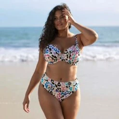 Culotte De Bain Couvrante Imprimé Léopard Coloré Party Bay Multi -Luxe Sable Boutique culotte de bain couvrante imprime leopard colore party bay multi 4