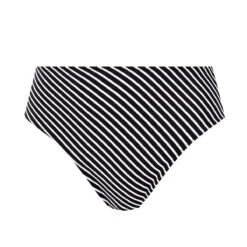 Culotte De Bain échancrée Taille Haute Beach Hut Noir -Luxe Sable Boutique culotte de bain echancree taille haute beach hut noir 4