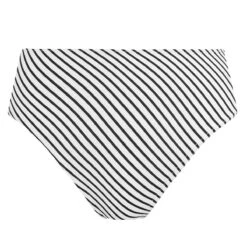 Culotte De Bain échancrée Taille Haute Jewel Cove Stripe Black -Luxe Sable Boutique culotte de bain echancree taille haute jewel cove stripe black 4