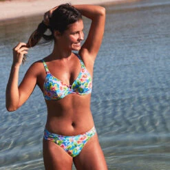 Culotte De Bain Imprimé Floral Maddalena -Luxe Sable Boutique culotte de bain imprime floral maddalena 4