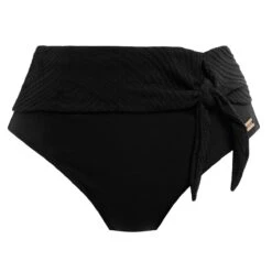 Culotte De Bain Taille Haute Avec Ceinture Ajustable Ottawa Noir -Luxe Sable Boutique culotte de bain taille haute avec ceinture ajustable ottawa noir 4