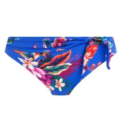 Culotte De Bain Taille Haute Imprimé Floral Halkidiki Ultramarine -Luxe Sable Boutique culotte de bain taille haute imprime floral halkidiki ultramarine 4
