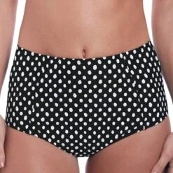 Culotte De Bain Taille Haute Santa Monica Noir