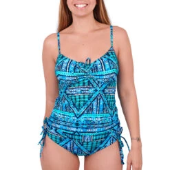 Ensemble Maillot Tankini 2 Pièces Saphir