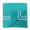Fouta 0,90x1,70m Tissage Nid D'abeille 355 Gr Doublée éponge Waffle Aqua -Luxe Sable Boutique fouta 090x170m tissage nid d abeille 355 gr doublee eponge waffle aqua