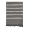 Fouta Doublée éponge 150x180cm Alanya XL Gris -Luxe Sable Boutique fouta doublee eponge 150x180cm alanya xl gris