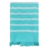 Fouta Doublée éponge 150x180cm Alanya XL Turquoise -Luxe Sable Boutique fouta doublee eponge 150x180cm alanya xl turquoise