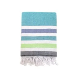 Fouta Doublée éponge 340 Gr 90x160cm Zuma Turquoise