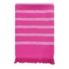 Fouta Doublée éponge 90x160cm Alanya Fuchsia -Luxe Sable Boutique fouta doublee eponge 90x160cm alanya fuchsia