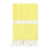 Fouta Traditionnelle En Coton 1x2m En Nid D'abeille Melissa Poussin 2 Fouta Traditionnelle En Coton 1x2m En Nid D'abeille Melissa Poussin -Luxe Sable Boutique fouta traditionnelle en coton 100 x 200 cm en nid d abeille poussin