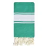 Fouta Traditionnelle En Coton 1x2m Unie à 3 Rayures Kozo Tile 2 Fouta Traditionnelle En Coton 1x2m Unie à 3 Rayures Kozo Tile -Luxe Sable Boutique fouta traditionnelle en coton 100 x 200 cm unie a 3 rayures tile