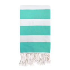 Fouta Traditionnelle En Coton 1x2m Tissage Plat Transat Aruba