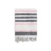 Fouta XL à Rayures Bicolore En Coton Doublée éponge 140x180cm Latigo Candy -Luxe Sable Boutique fouta xl a rayures bicolore en coton doublee eponge 140 x 180 cm candy