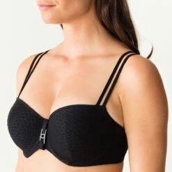 Haut De Bikini Paddé à Armatures Canyon Noir -Luxe Sable Boutique haut de bikini padde a armatures canyon noir 2