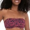 Haut De Maillot Bandeau Avec Armatures Bella Bois De Rose