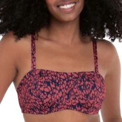 Haut De Maillot Bandeau Avec Armatures Bella Bois De Rose -Luxe Sable Boutique haut de maillot bandeau avec armatures bella bois de rose 2