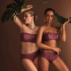 Haut De Maillot Bandeau Avec Armatures Bella Bois De Rose -Luxe Sable Boutique haut de maillot bandeau avec armatures bella bois de rose 5