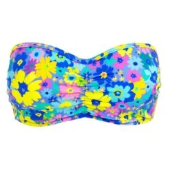 Haut De Maillot Bandeau Imprimé Floral Garden Disco Multi -Luxe Sable Boutique haut de maillot bandeau imprime floral garden disco multi 4