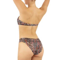 Haut De Maillot Bandeau Imprimé Léopard Tanza Marron -Luxe Sable Boutique haut de maillot bandeau imprime leopard tanza marron 3