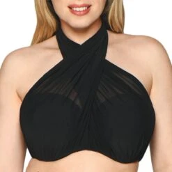 Haut De Maillot Bandeau Multi-positions Wrapsody Noir